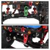 WOAEIUOS RC Servo EMAX ES08MAII Analog Servo 12G Steering Servo with Servo Mount Bracket and Arm and Steering Link Set for Axial SCX24 Upgrade Parts (Black) view 4