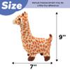 Hopearl Walking Giraffe Interactive Electronic Pet Plush Jirafa Toy with Sounds and Movements Animated Shaking Tail Gifts for Toddlers Birthday, Brown, 9'' view 2
