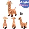 Hopearl Walking Giraffe Interactive Electronic Pet Plush Jirafa Toy with Sounds and Movements Animated Shaking Tail Gifts for Toddlers Birthday, Brown, 9'' view 3