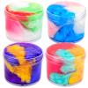 4 Pack Galaxy Slime Kit,Party Favors for Kids, Non Sticky,Wet,Stress & Anxiety Relief,Slime Bulk for Boys Girl,Cute Stuffers,Super Soft Sludge Toy view 1