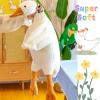 CottonStar Goose Stuffed Animal 35.5 Inch Plush Doll Toy, Cute Duck Plush Cushion Soft Huge Plushies Pillow, Gift for Kids and Friends, White view 3