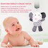 2Pcs Hanging Rattle Toys for Babies, Hanging Baby Toy, Car Seats Stroller Toys with Wind Chime for Newborn 0-36 Months, Clip Hanging Plush Squeeze Toys, Best Birthday Gift for Newborn view 3