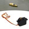 Oumefar RC Boat Gear Servo, Metal Plastic Shell Upgrade Part for WL917 15 Replacement Light Weight RC Digital Servo High Torque RC Servo view 4