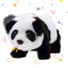 Hopearl Crawling Panda Interactive Electronic Pet Plush Toy with Sounds and Movements Animated Shaking Head Gifts for Toddlers Birthday, 7'' view 1