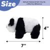 Hopearl Crawling Panda Interactive Electronic Pet Plush Toy with Sounds and Movements Animated Shaking Head Gifts for Toddlers Birthday, 7'' view 2