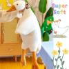 CottonStar Goose Stuffed Animal 20 Inch Cute Duck Plush Toy, Goose Plush Soft Swan Hugging Pillow, Gift for Kids and Friends, White view 4