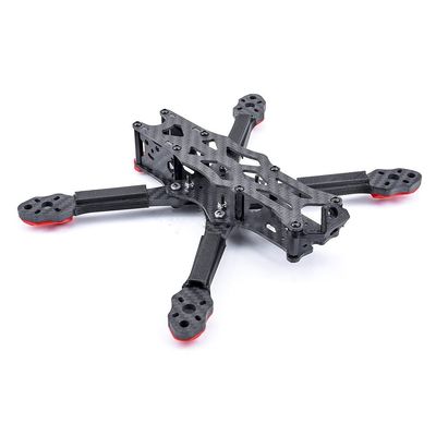 RC Helicopter Aircraft Parts for APEX-HD HD5 / HD6 / HD7 5/6/7inch Carbon Fiber Quadcopter Frame Kit with 5.5mm Arm for APEX HD FPV RC Racing Drone Replaceable Accessories (Color : APEX-HD 6inch)