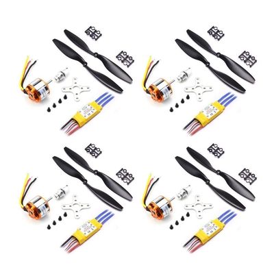 APEFIT RC Helicopter Aircraft Parts for A2212 2212 1000KV Brushless Outrunner Motor + 30A Brushless ESC +1045 Propeller for F450 S500 S550 Multi-totor Replaceable Accessories