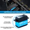 FEETECH 35kg RC Servo Coreless Servo,High Torque RC Steering Servo,Stainless Steel Gear Waterproof Aluminum Digital Servo for Robotic DIY 1/8 1/10 Rc Cars, Traxxs X4, Rc4wd, GTR and More (180) view 3