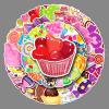 50pcs Colorful Candy Stickers Cute Desserts Lollipop Sticker for Water Bottle Laptop Skateboard Luggage Suitcase Computer Scrapbook Bike Cars, Waterproof Cartoon Sweetmeats Decals for Teens Kids Girls view 2