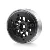 4pcs Beadlock Wheel Rims 1.0inches RC Crawler Beadlock Hubs for 1/18 TRX4M 1/24 Axial Scx24 Vehicles Car (Black) view 3