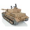 TOUCAN RC HOBBY Upgraded Ver Henglong 1/16 7.0 German Panzer Iv F RTR RC Tank 3858 Metal Tracks Barrel 340 Turret view 4