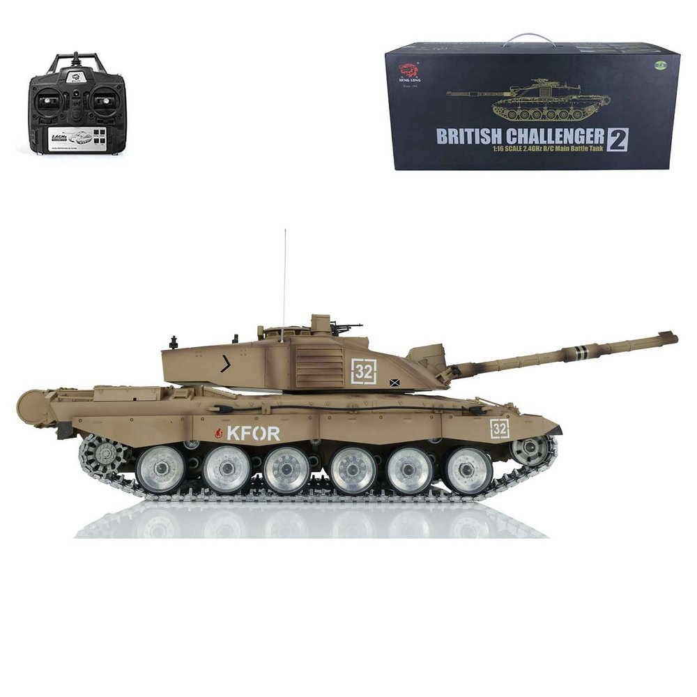 Pro Ver Henglong 1/16 7.0 Challenger Ii Rc Tank 3908 Metal Tracks W/Rubbers BB Airsoft That Shooting BB Bullets