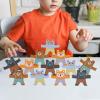 predolo Cartoon Stacking Toys Games,Preschool Toys Balancing Games Parent Child Interaction Balancing Blocks Games for Travel Family Game, Little Bear view 2