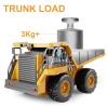 Dwi Dowellin Remote Control Dump Truck Toys for Boys 4-7,Construction Rc car with Lights/Sounds for Kids Age 8-12 Year Old,Ideal for Boys Age 3+ view 3