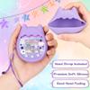 Meetikar Silicone Cover Compatible with Tamagotchi Pix Virtual Pet Game Machine, Tamagotchi Pix Case with Finger Lanyard, Tomagatchie Cover of Virtual Pet Toy (Purple) view 4