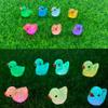 AWAWEELON 100 Pcs Luminous Tiny Ducks Mini Resin Ducks Miniature Duck Figures Micro Dollhouse Duck Accessories for DIY Micro Landscape Fairy Garden Dollhouse view 4
