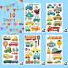 Partywind 110 Styles Glow Transportation Cars Temporary Tattoos for Kids, Luminous Vehicle Cars Party Supplies Favors for Boys, Car Tattoo Stickers for Goodie Bag Stuffers Toys (10 Sheets) view 2