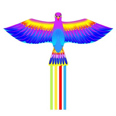 Kites Large Parrot Phoenix Kite, Suitable for Children and Adults, Easy to Fly in The Breeze, Long-Tail Kite with A Spinning Wheel (Size : 500m line)