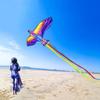 Kites Large Parrot Phoenix Kite, Suitable for Children and Adults, Easy to Fly in The Breeze, Long-Tail Kite with A Spinning Wheel (Size : 500m line) view 2