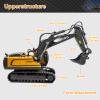 Dwi Dowellin Remote Control Excavator Toys for Boys,Construction Rc Excavators for Kids Age 4-7 8 9 10 Year Old,Ideal Toys,Batteries Included view 4