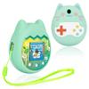 Meetikar Silicone Cover for Tamagotchi Pix Virtual Pet, Soft Case with Finger Lanyard (Green) view 1