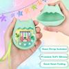 Meetikar Silicone Cover for Tamagotchi Pix Virtual Pet, Soft Case with Finger Lanyard (Green) view 4
