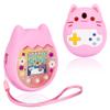 Meetikar Silicone Cover Compatible with Tamagotchi Pix Virtual Pet Game Machine, Tamagotchi Pix Case with Finger Lanyard, Tomagatchie Cover of Virtual Pet Toy (Pink) view 1