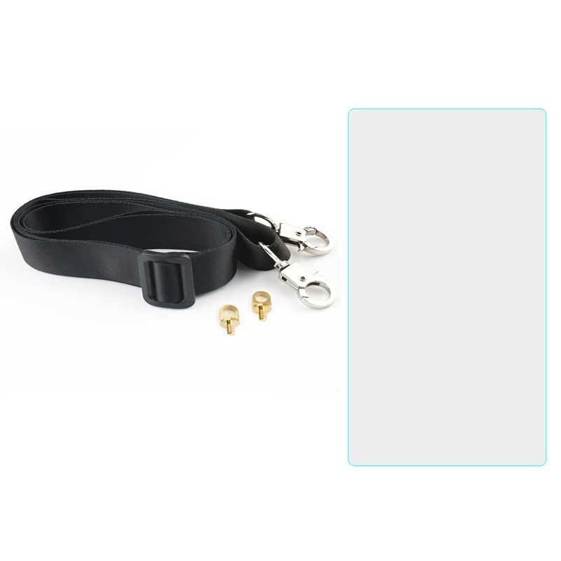 ABZEKH Drone Accessories for DJI RC Remote Control with Screen Neck Lanyard Strap + Tempered Glass Film for DJI mini 3pro Drone Accessories