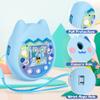 Meetikar Silicone Cover Compatible with Tamagotchi Pix Virtual Pet Game Machine, Protective Sleeve for Tamagotchi Pix with Finger Lanyard, Soft Cover for Tamagotchi Pix Pet Toy (Blue) view 2