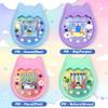 Meetikar Silicone Cover Compatible with Tamagotchi Pix Virtual Pet Game Machine, Protective Sleeve for Tamagotchi Pix with Finger Lanyard, Soft Cover for Tamagotchi Pix Pet Toy (Blue) view 3