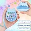 Meetikar Silicone Cover Compatible with Tamagotchi Pix Virtual Pet Game Machine, Protective Sleeve for Tamagotchi Pix with Finger Lanyard, Soft Cover for Tamagotchi Pix Pet Toy (Blue) view 4