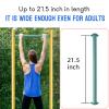 EISENSP Extra Long 21.5" Steel Monkey Bars for Backyard - Ladder Rungs Hardware Kit - Hexagonal at Both Ends (Set of 6) (Green) view 2