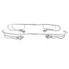 ABZEKH Drone Accessories for 2pcs Propellers Bumper Guard Drone for Anti-Collision Protection Cover for DJI mini 3pro Accessories view 1