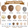 170Pcs CowBoy Balloons Garland Arch Kit, Cow Brown Neutral Blush Confetti Print Balloons for Western Cowboy Cowgirl Farm Animal Themed Baby Shower Bachelor Birthday Party Decorations Supplies view 2