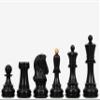 1950 Reproduced Dubrovnik Bobby Fischer Chessmen V3.0 in Ebony Wood/Boxwood  3.75" King | Handcrafted Weighted Chess Set for Collectors & Professionals view 2