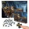Lord of The Rings 1000 Piece Puzzle for Adults - Waterfall Town Artwork Jigsaw Family Game view 2