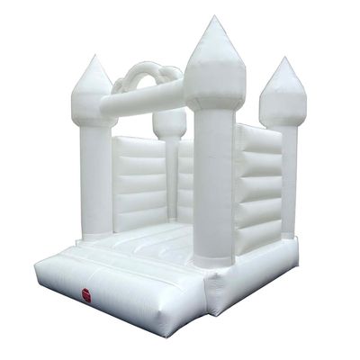 White Inflatable Bounce House (Without Blower) - 13 x 12 x 14.5 Foot - Big Inflatable Bouncer House Castle Unit for Weddings - Jumphouse for Photo Shoots - Outdoor Party Bouncer