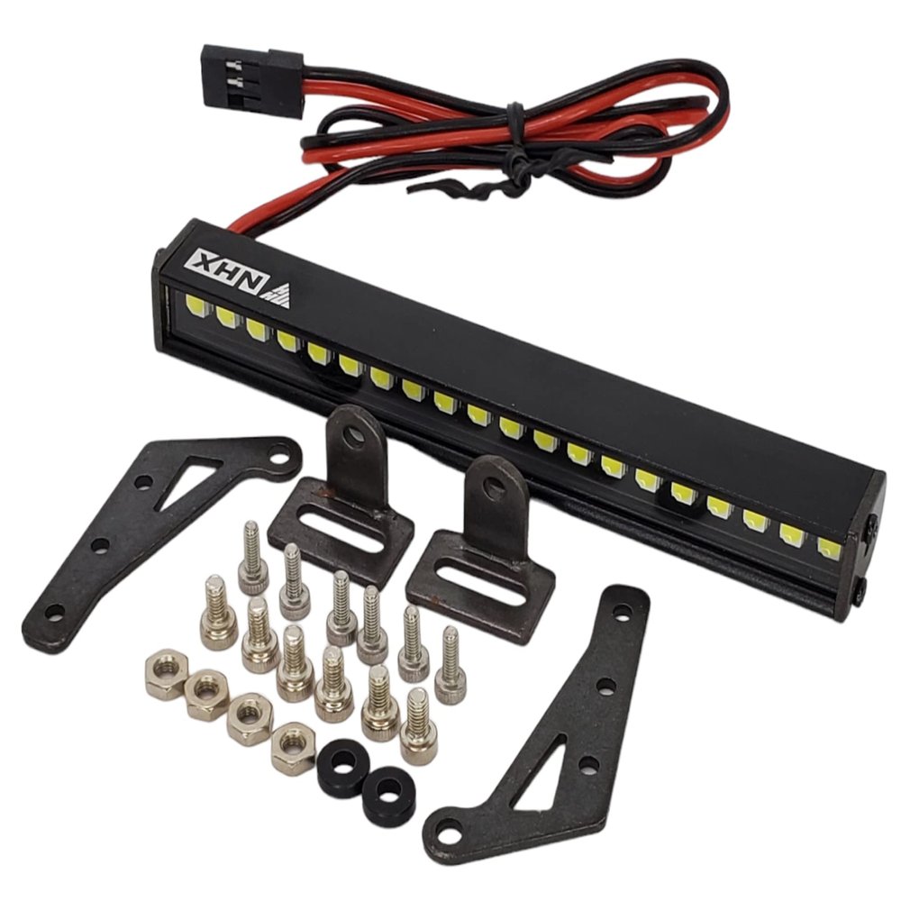 NHX RC LED Roof Light Bar w/ 20 Spotlight for Arrma Traxxas Axial