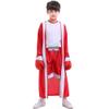 YEMYIQZ Boxing Costume For Kids Boy Hooded Robe Short Jumpsuit Halloween Costume Cosplay Boxer Fancy Dress Party view 3