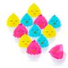Set of 12 Adorable Colorful Chick Hatchings Easter Eggs 2.25 Inches view 1