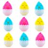 Set of 12 Adorable Colorful Chick Hatchings Easter Eggs 2.25 Inches view 2