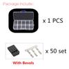 50PCS DIY Servo Extension Cable JR/Futaba Connector Male/Female Plug with 2.54 Terminal for RC Robot Airplane Car Servo ESC (Male x50 Bevels) view 2