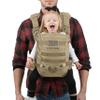 Alpha Six Baby Carrier for Men - Front Facing Baby Holder for Dad, Infant to Toddler - Military Design Carrier with Lumbar Support - Great for Hiking and Travel - Desert Khaki view 1