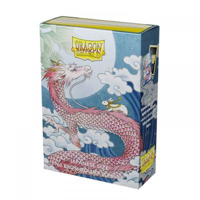 Dragon Shield Limited Edition Brushed Art Japanese: Water Rabbit 2023 60 CT Japanese Size Card Sleeves - Yu-Gi-Oh! Card Sleeves Smooth & Tough - Compatible with Yu-Gi-Oh!