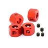 MOOKEENONE 4* Metal RC Car Wheel Hub Hex Adapter for WPL D12 C14 C24 B14 B16 MN D90 D91 Accessories view 2