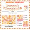 122 PCs Two Groovy Party Decorations, Fiesec Two Groovy Boho Daisy Hippie Second Birthday Party Backdrop Balloon Garland Banner Tablecloth Cake Cupcake Topper Crown Poster view 3