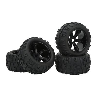 RC Rubber Tires, RC Car Tires Stability for 1/5 8S RC Car (Black)