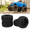 RC Rubber Tires, RC Car Tires Stability for 1/5 8S RC Car (Black) view 3