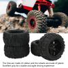 RC Rubber Tires, RC Car Tires Stability for 1/5 8S RC Car (Black) view 4